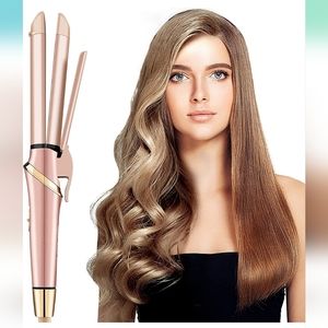 Hair straightener and hair curler 2 in 1